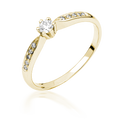 Verlobungsring M128 0,15ct. Brillant