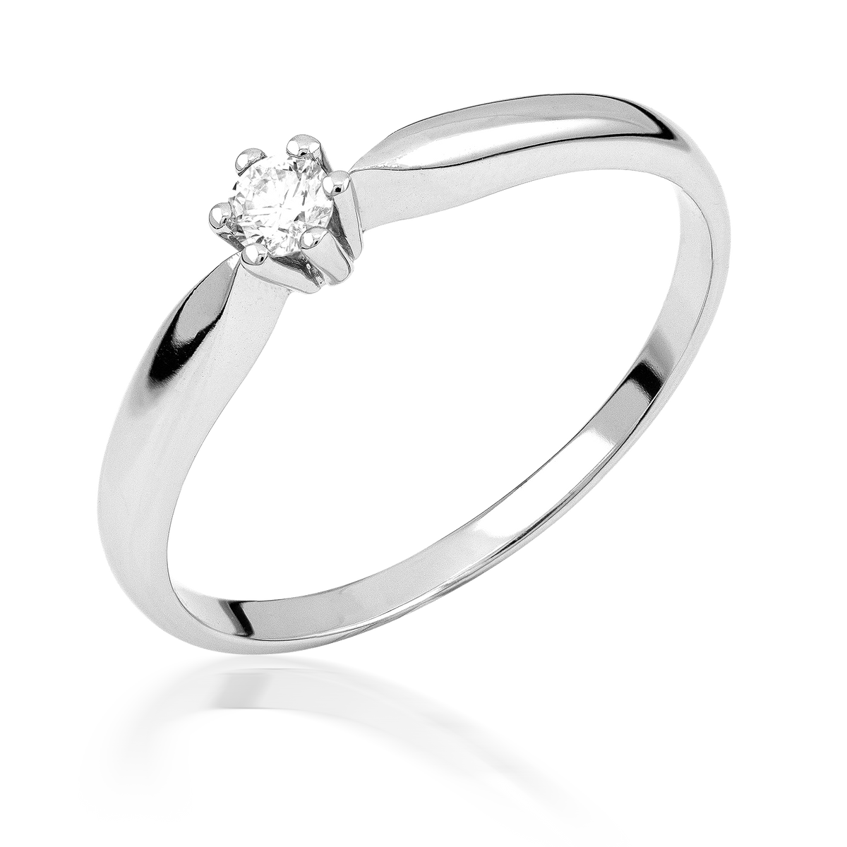 Verlobungsring M110 0,10ct. Brillant